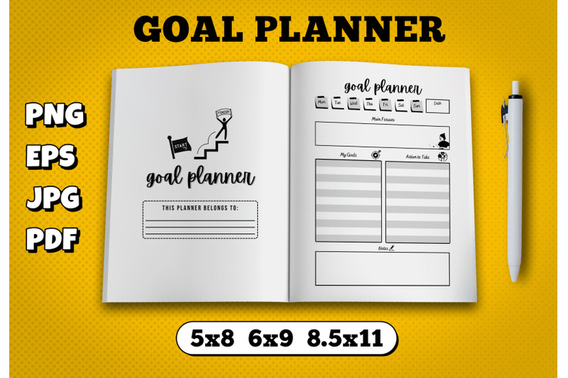 goal-planner-amazon-kdp-interior-for-kindle-publisher