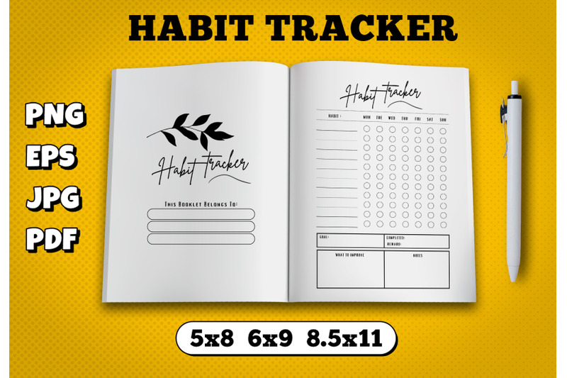 habit-tracker-amazon-kdp-interior-for-kindle-publisher