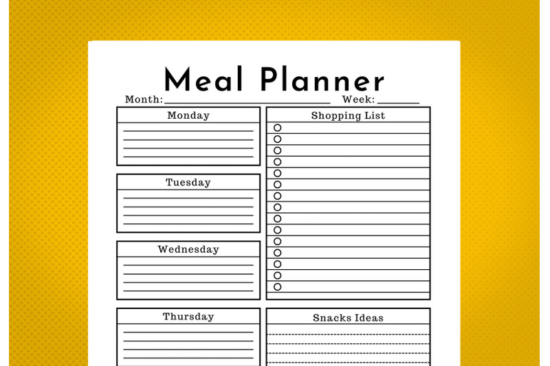 meal-planner-amazon-kdp-interior-for-kindle-publisher