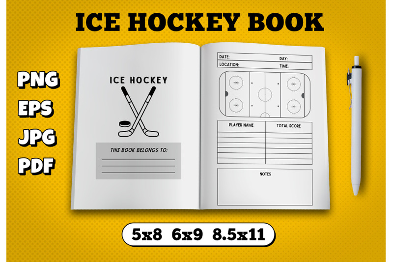 ice-hockey-amazon-kdp-interior-for-kindle-publisher