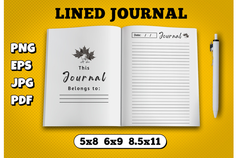 lined-journal-amazon-kdp-interior-for-kindle-publisher