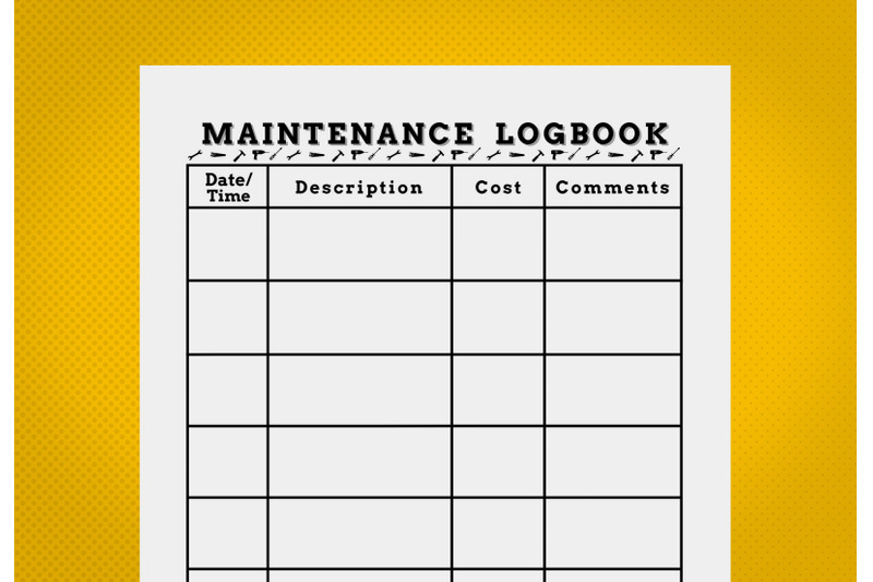 maintenance-log-book-amazon-kdp-interior-for-kindle-publisher