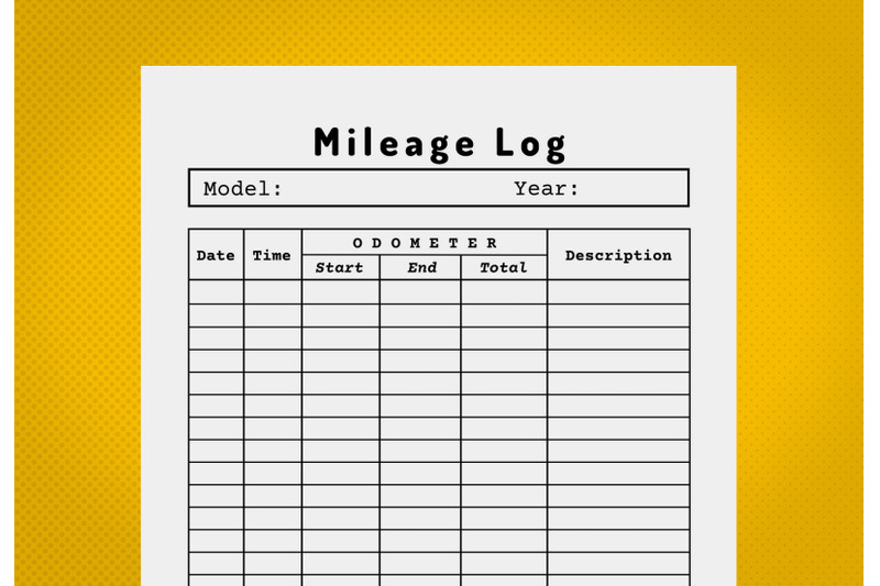 mileage-book-amazon-kdp-interior-for-kindle-publisher