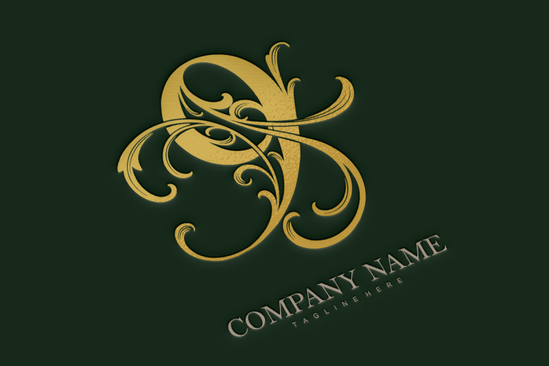 luxurious-flourish-captivating-number-9-ornament-logo