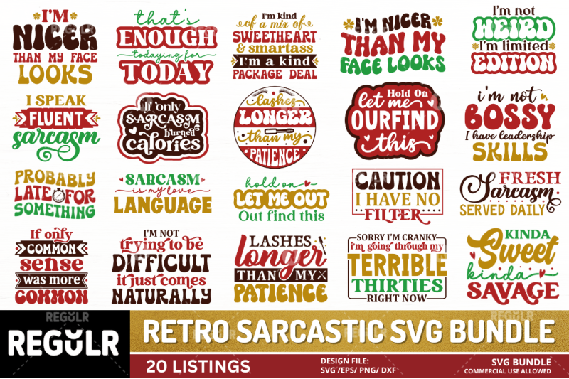 retro-sarcastic-svg-bundle