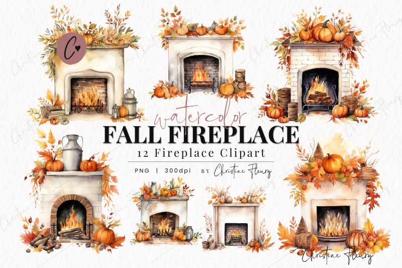 watercolor-fall-fireplace-clipart