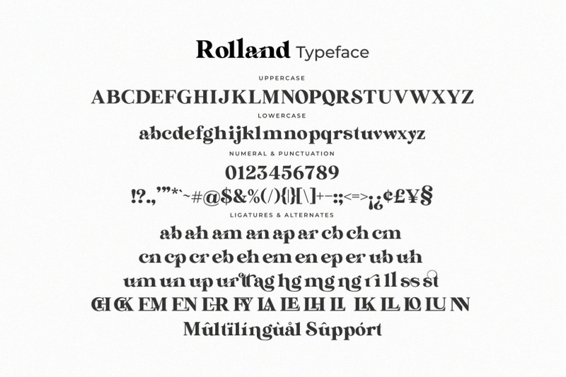rolland-ligature-serif-font