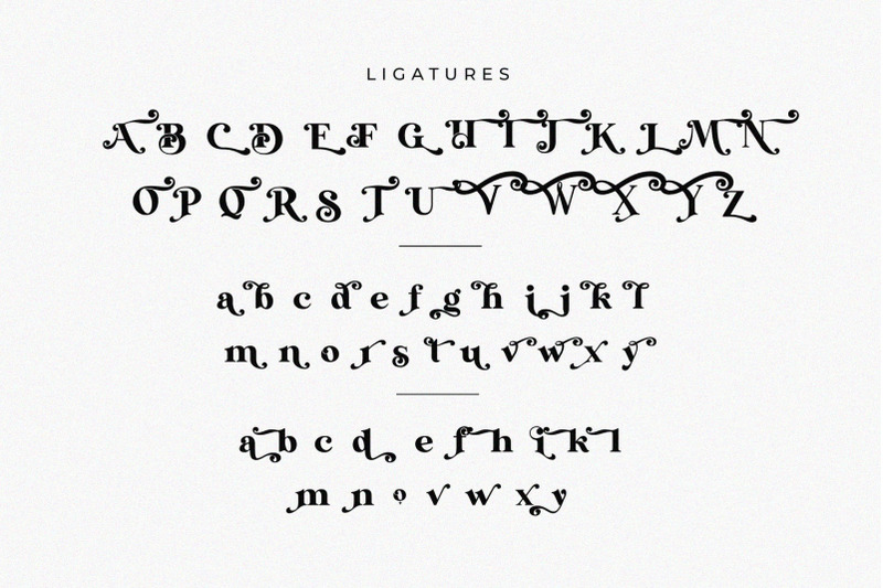 rolland-ligature-serif-font