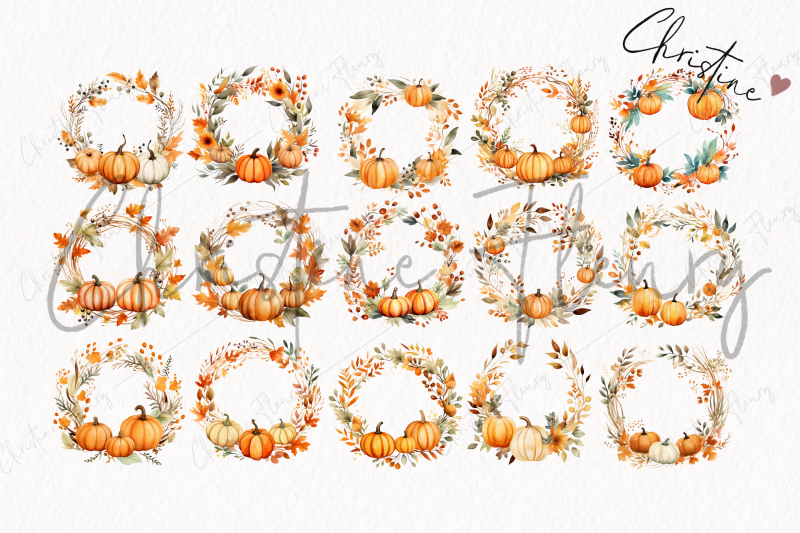 24-watercolor-pumpkin-wreath-clipart