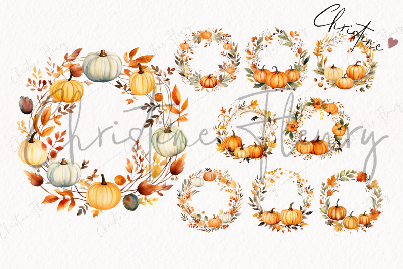 24-watercolor-pumpkin-wreath-clipart