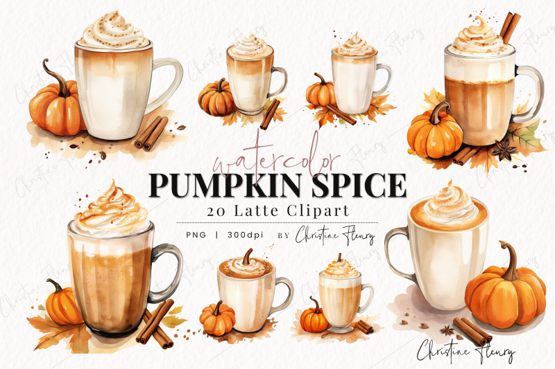 watercolor-pumpkin-spice-latte-clipart