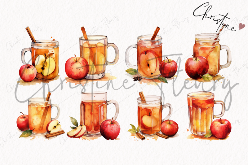 watercolor-apple-cider-clipart