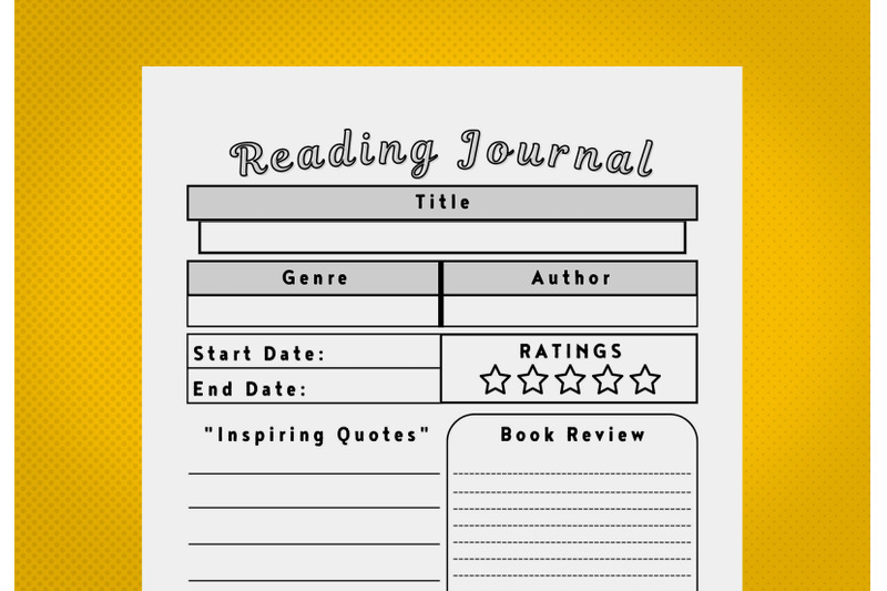 reading-journal-amazon-kdp-interior-for-kindle-publisher