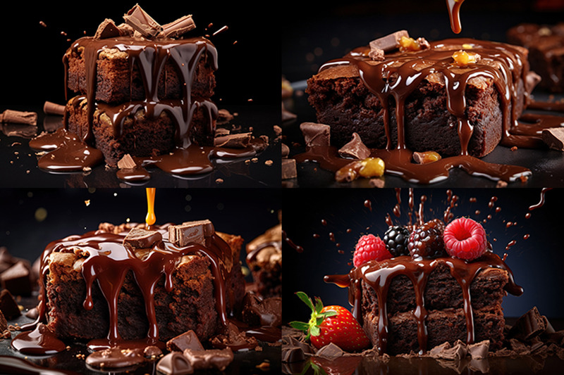 juicy-brownies-homemade-brownies-cake-cookies-with-chocolate-on-dark