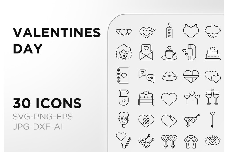 valentines-day-icon-pack-sign-art-collection