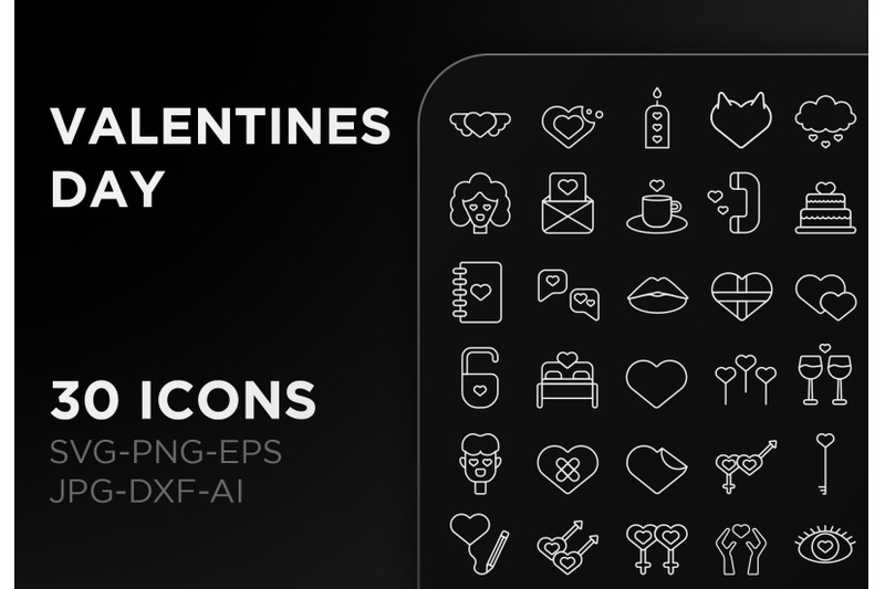 valentines-day-icon-pack-sign-art-collection