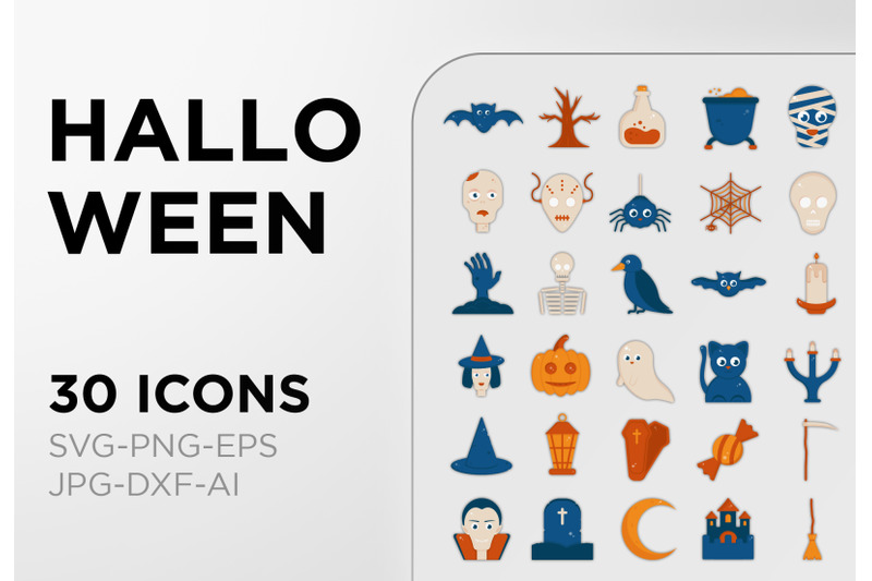 halloween-icon-pack-sign-art-collection