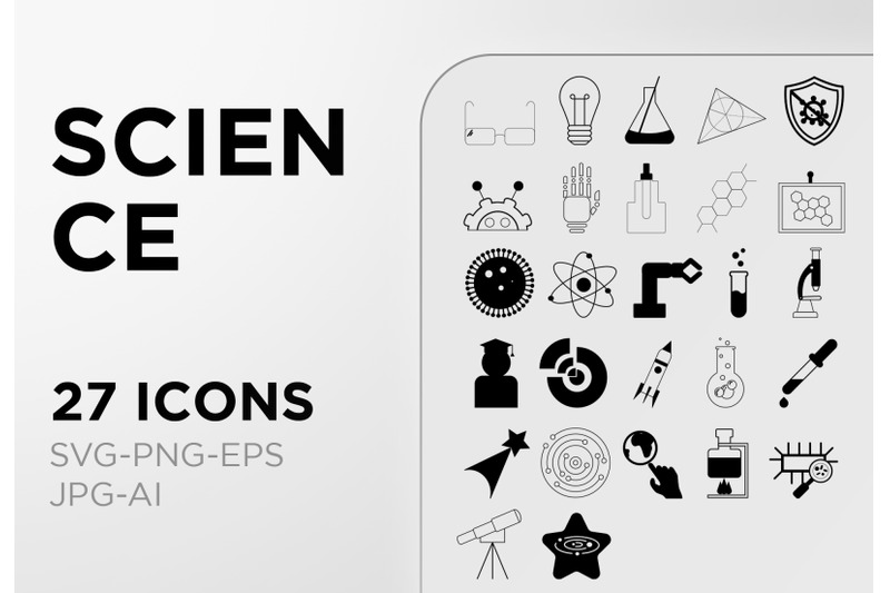 science-icon-pack-laboratory-sign-art-collection