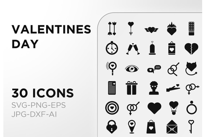 valentines-day-icon-pack-sign-art-collection