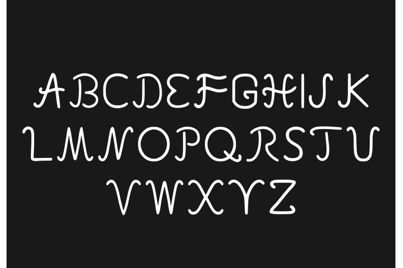 cursive-quirkly-hand-drawn-font