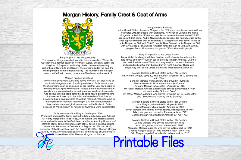 morgan-history-family-crest-amp-coat-of-arms