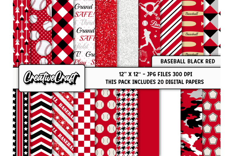 baseball-sport-digital-papers-scrapbook-backgrounds-designs