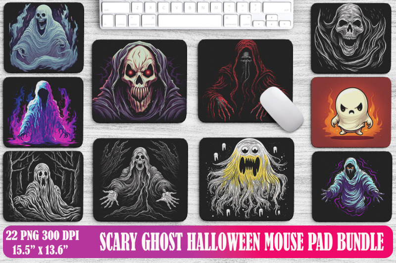 scary-ghost-mouse-pad-bundle