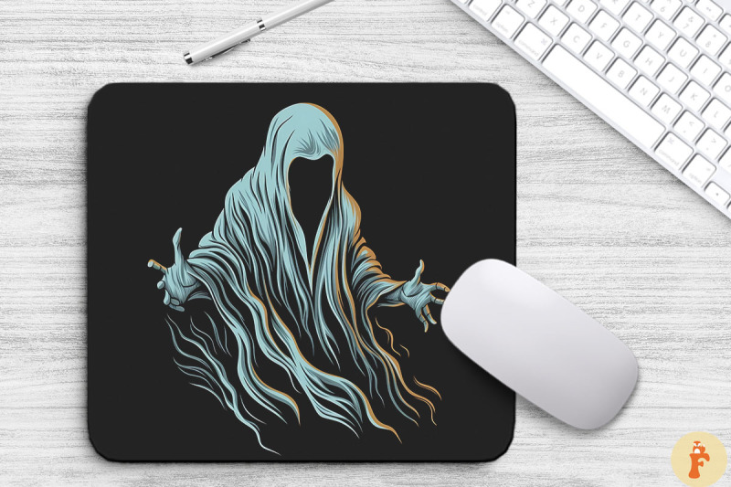 horror-ghost-mouse-pad