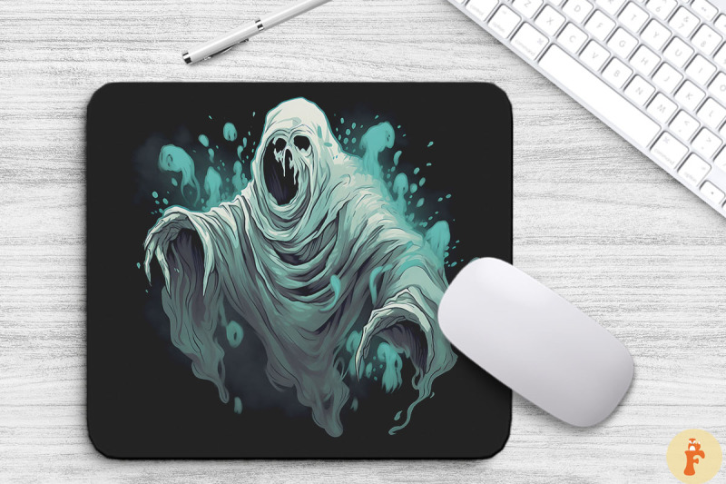 creepy-ghost-mouse-pad