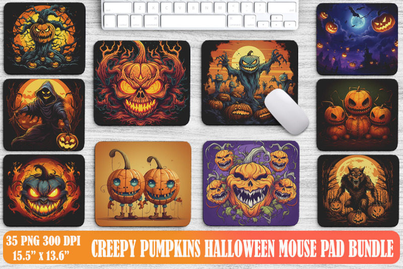 creepy-pumpkin-halloween-mouse-pad-bundle