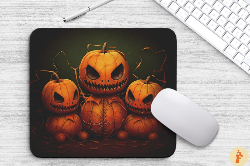 creepy-pumpkin-dolls-mouse-pad