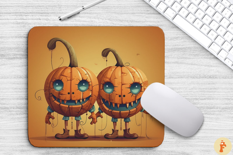 creepy-pumpkin-dolls-mouse-pad