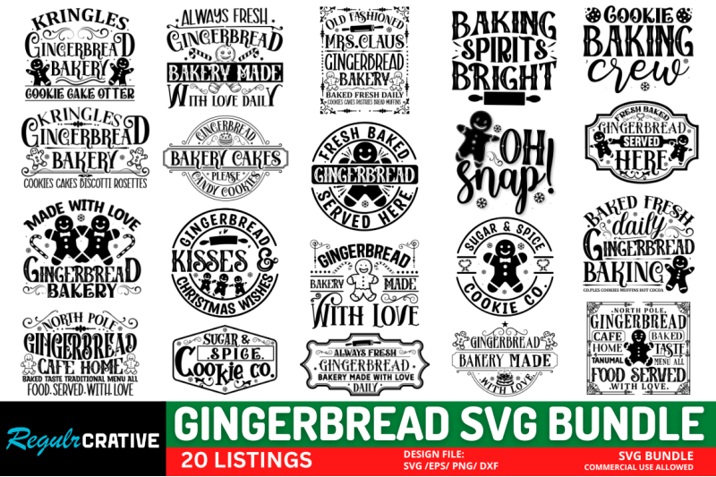 gingerbread-svg-bundle