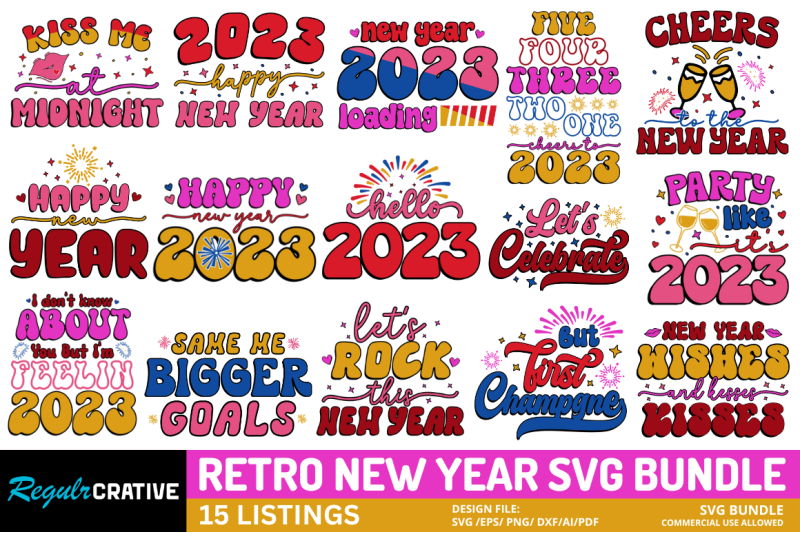 retro-new-year-svg-bundle