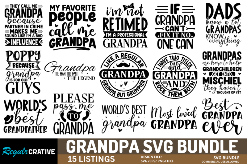 grandpa-svg-bundle