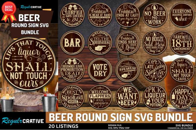 beer-round-sign-svg-bundle