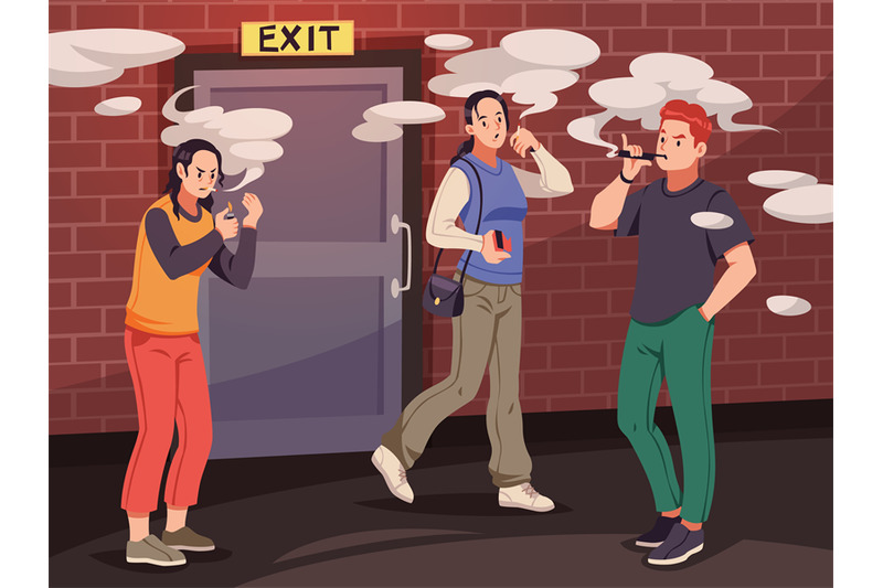 cartoon-smokers-at-exit-working-smoke-break-process-people-with-ciga