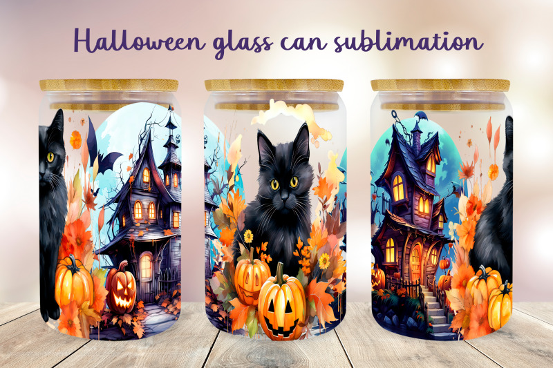 halloween-glass-can-wrap-design-witch-libby-can-sublimation