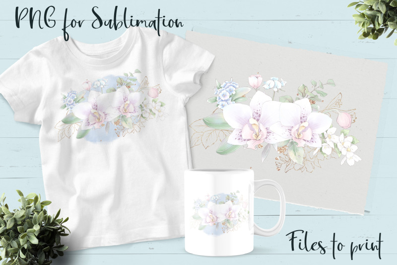 delicate-orchids-sublimation-design-for-printing