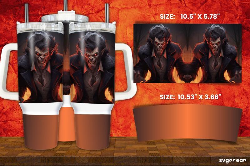 werewolves-tumbler-wrap-bundle-40-oz-sublimation