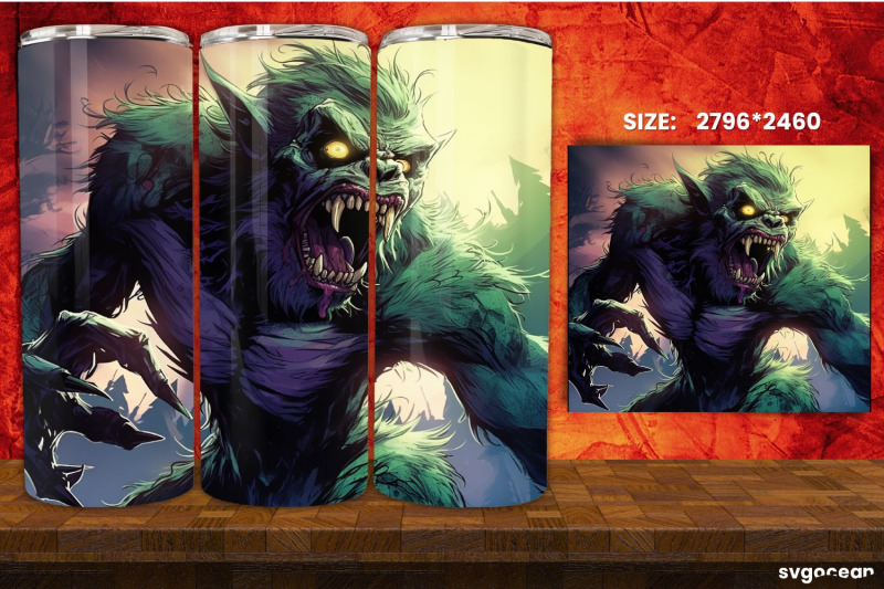 werewolves-tumbler-wrap-bundle-20-oz-sublimation