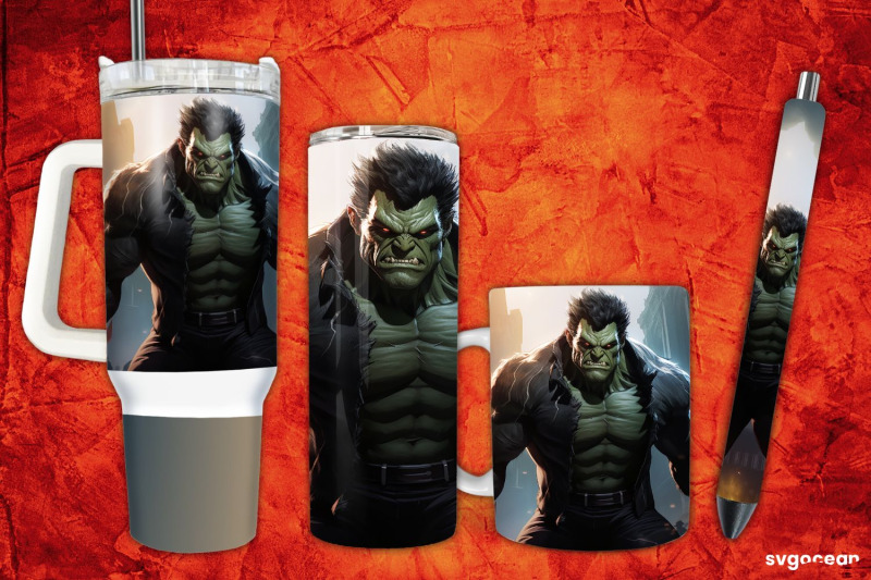 frankenstein-werewolf-wrap-bundle-tumbler-mug-pen