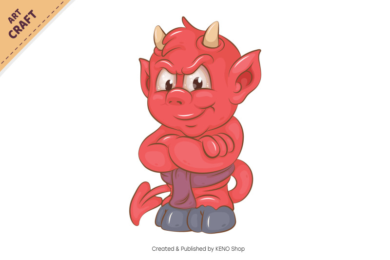 sullen-little-devil-halloween-mascot