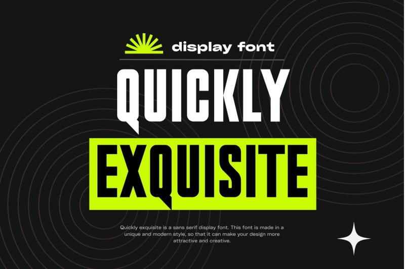 quickly-exquisite-sans-serif-font