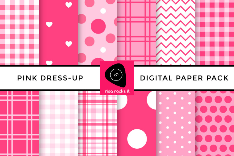 pink-dress-up-digital-paper-pack