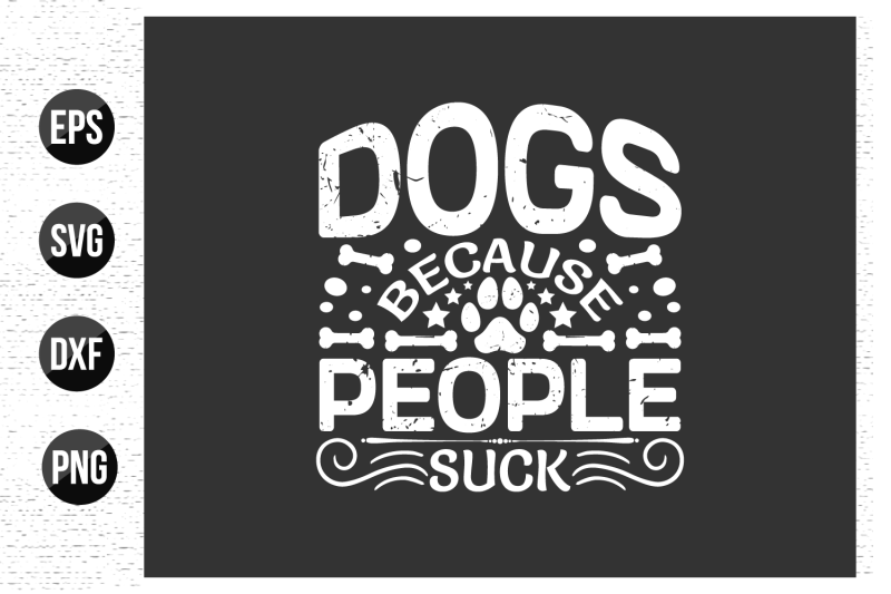 dog-typographic-t-shirt-design