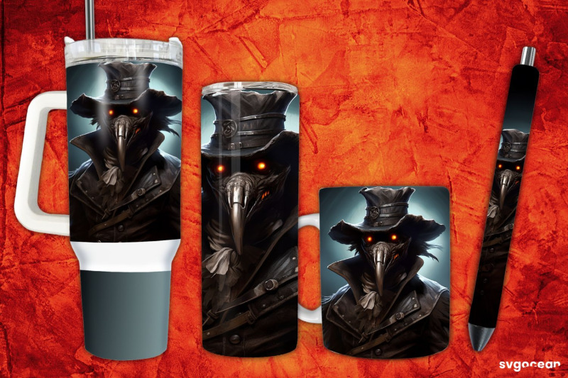 plague-werewolf-wrap-bundle-tumbler-mug-pen