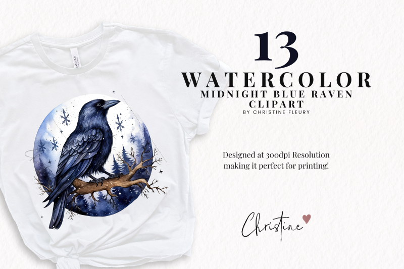 watercolor-midnight-blue-ravens-clipart