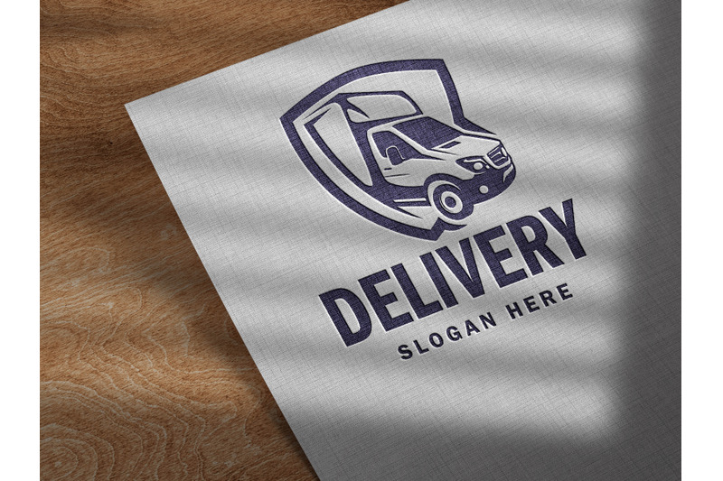 cargo-van-logo-design-template-collection