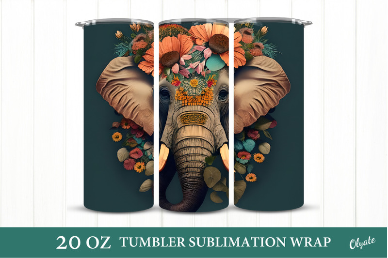 elefant-tumbler-wrap-animal-tumbler-sublimation